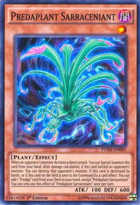 Predaplant Sarraceniant - Fusion Enforcers (FUEN) #FUEN-EN001 - Super Rare YuGiOh Trading Card