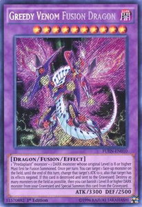 Greedy Venom Fusion Dragon - Fusion Enforcers (FUEN) #FUEN-EN010 - Secret Rare YuGiOh Trading Card