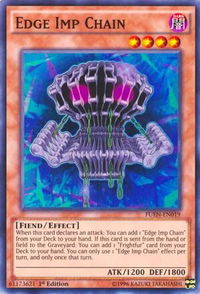 Edge Imp Chain - Fusion Enforcers (FUEN) #FUEN-EN019 - Super Rare YuGiOh Trading Card