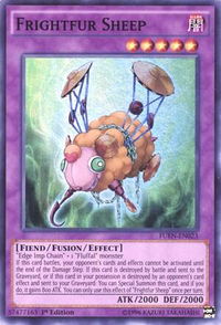 Frightfur Sheep - Fusion Enforcers (FUEN) #FUEN-EN023 - Super Rare YuGiOh Trading Card