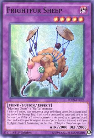 Frightfur Sheep trading card from Fusion Enforcers Frightfur Sheep - Fusion Enforcers YuGiOh trading card