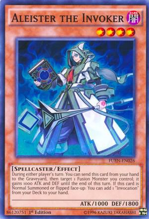 Aleister the Invoker - Fusion Enforcers YuGiOh trading card