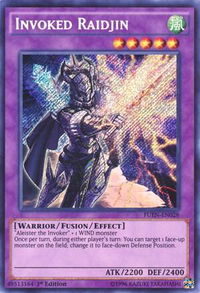Invoked Raidjin - Fusion Enforcers (FUEN) #FUEN-EN028 - Secret Rare YuGiOh Trading Card