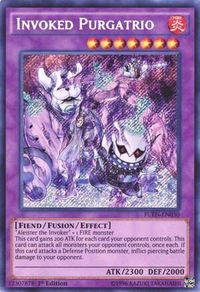 Invoked Purgatrio - Fusion Enforcers (FUEN) #FUEN-EN030 - Secret Rare YuGiOh Trading Card