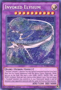 Invoked Elysium - Fusion Enforcers (FUEN) #FUEN-EN033 - Secret Rare YuGiOh Trading Card