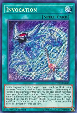 Invocation - Fusion Enforcers YuGiOh trading card