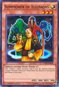 Summoner of Illusions - Fusion Enforcers (FUEN) #FUEN-EN038 - Super Rare YuGiOh Trading Card