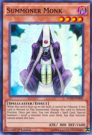 Summoner Monk - Fusion Enforcers YuGiOh trading card