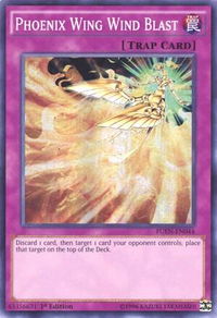 Phoenix Wing Wind Blast - Fusion Enforcers (FUEN) #FUEN-EN044 - Super Rare YuGiOh Trading Card