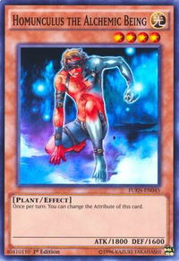 Homunculus the Alchemic Being - Fusion Enforcers (FUEN) #FUEN-EN045 - Super Rare YuGiOh Trading Card