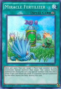 Miracle Fertilizer - Fusion Enforcers (FUEN) #FUEN-EN053 - Super Rare YuGiOh Trading Card
