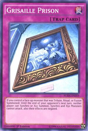 Grisaille Prison - Fusion Enforcers YuGiOh trading card