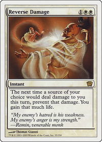 Reverse Damage - 9th Edition (9ED) #35 - Rare Magic: The Gathering Trading Card