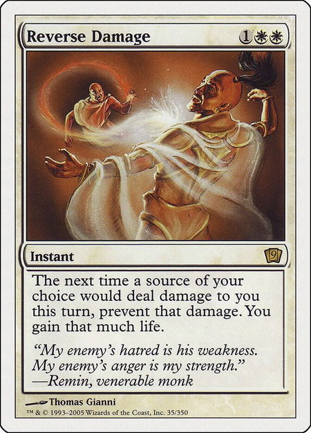 Reverse Damage - 9th Edition Magic: The Gathering trading card