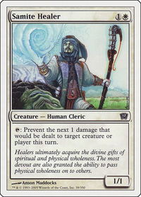 Samite Healer - 9th Edition (9ED) #39 - Common Magic: The Gathering Trading Card
