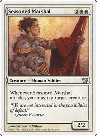 Seasoned Marshal - 9th Edition (9ED) #42 - Uncommon Magic: The Gathering Trading Card
