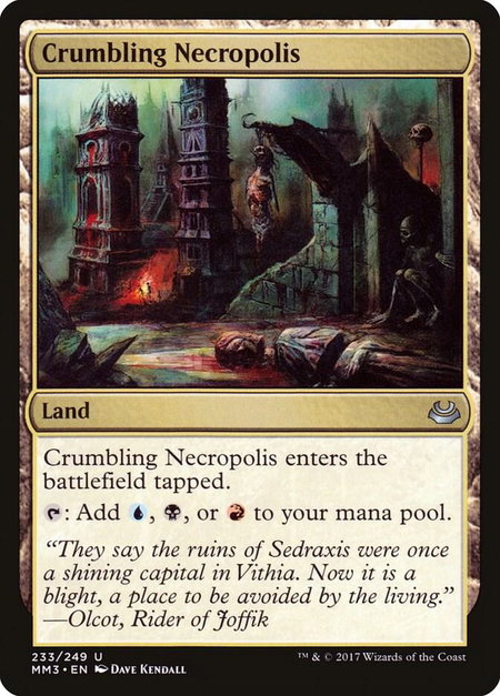 Crumbling Necropolis - Modern Masters 2017 Magic: The Gathering trading card