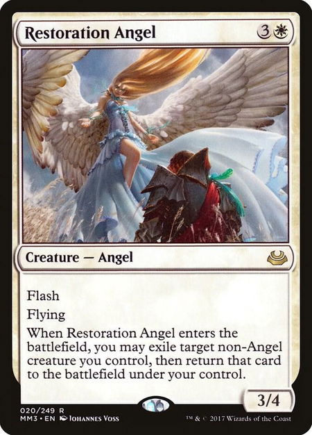 Restoration Angel - Modern Masters 2017 Magic: The Gathering trading card