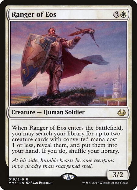 Ranger of Eos - Modern Masters 2017 Magic: The Gathering trading card