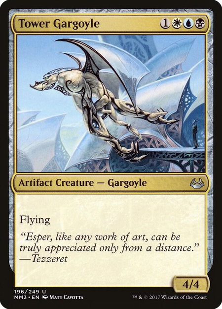 Tower Gargoyle trading card from Modern Masters 2017 Tower Gargoyle - Modern Masters 2017 Magic: The Gathering trading card