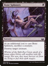 Bone Splinters - Modern Masters 2017 (MM3) #60 - Common Magic: The Gathering Trading Card
