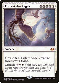 Entreat the Angels - Modern Masters 2017 (MM3) #4 - Mythic Magic: The Gathering Trading Card