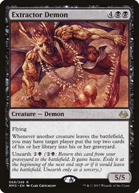Extractor Demon - Modern Masters 2017 (MM3) #69 - Rare Magic: The Gathering Trading Card