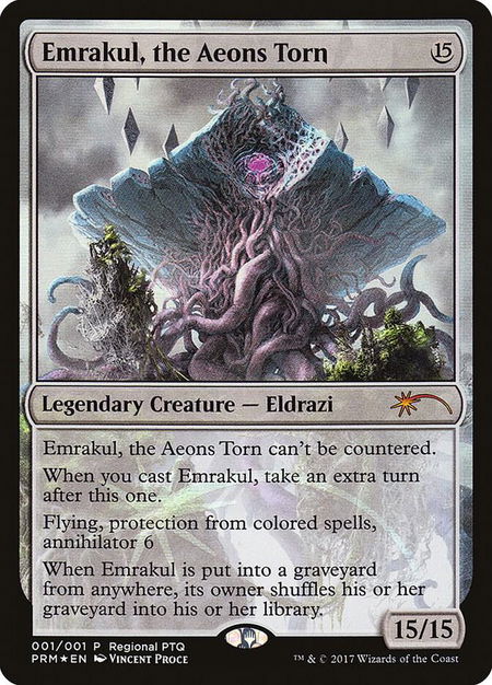 Emrakul, the Aeons Torn - Pro Tour Promos Magic: The Gathering trading card