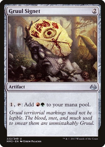 Gruul Signet - Modern Masters 2017 Magic: The Gathering trading card