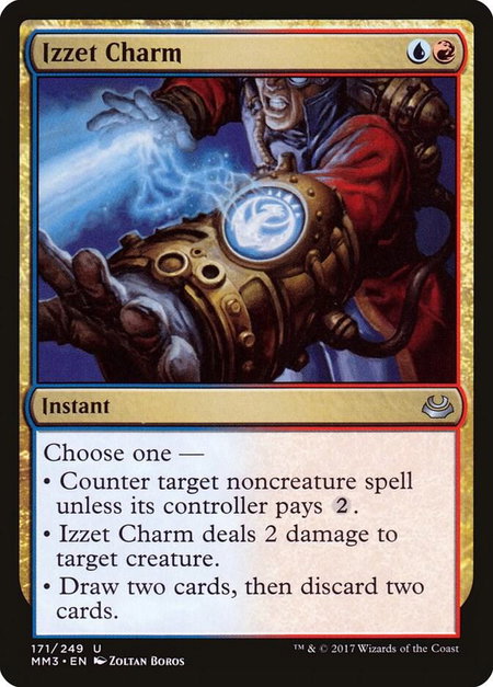Izzet Charm - Modern Masters 2017 Magic: The Gathering trading card