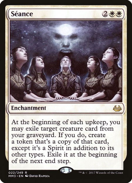 Seance trading card from Modern Masters 2017 Seance - Modern Masters 2017 Magic: The Gathering trading card
