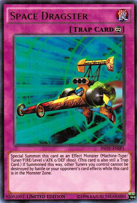 Space Dragster (INOV-ENSP1) - Invasion: Vengeance YuGiOh trading card