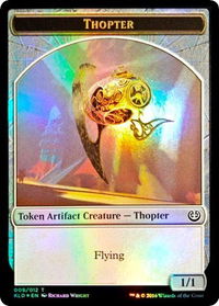 Thopter // Servo Double-sided Token - League Promos (LEP) #5 - Token Magic: The Gathering Trading Card