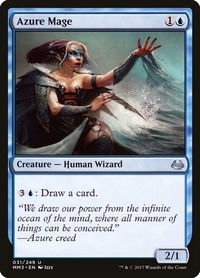 Azure Mage - Modern Masters 2017 (MM3) #31 - Uncommon Magic: The Gathering Trading Card
