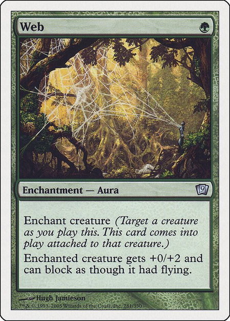 Web - 9th Edition Magic: The Gathering trading card
