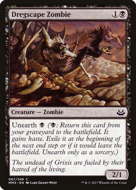 Dregscape Zombie - Modern Masters 2017 Magic: The Gathering trading card