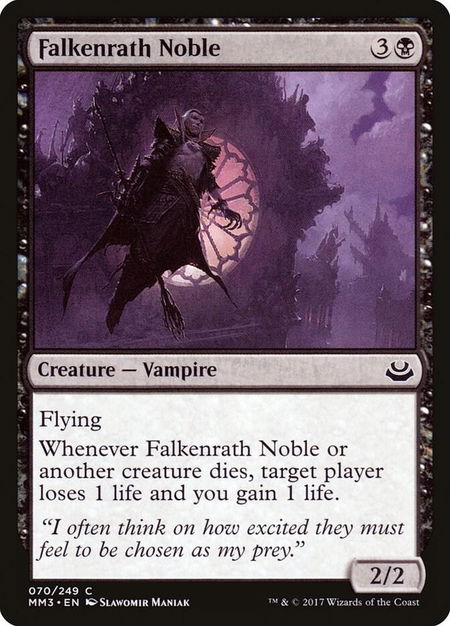 Falkenrath Noble - Modern Masters 2017 Magic: The Gathering trading card