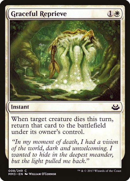 Graceful Reprieve - Modern Masters 2017 Magic: The Gathering trading card