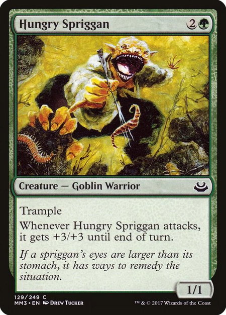 Hungry Spriggan - Modern Masters 2017 Magic: The Gathering trading card