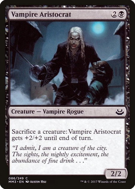 Vampire Aristocrat - Modern Masters 2017 Magic: The Gathering trading card