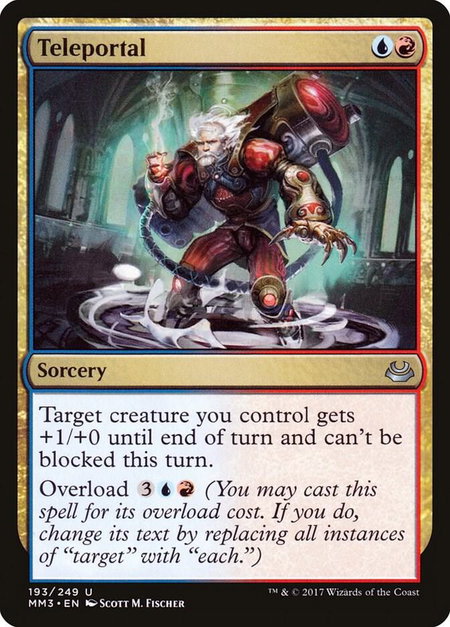 Teleportal - Modern Masters 2017 Magic: The Gathering trading card