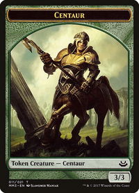 Centaur Token - Modern Masters 2017 (MM3) #11 - Token Magic: The Gathering Trading Card
