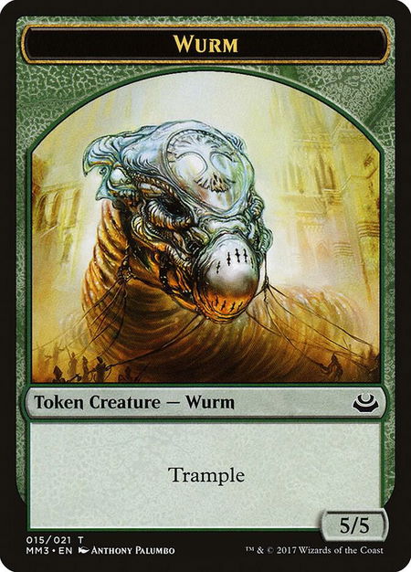 Wurm Token - Modern Masters 2017 Magic: The Gathering trading card