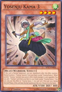 Yosenju Kama 3 (Starfoil) - Star Pack - Battle Royal (SP17) #SP17-EN006 - Rare YuGiOh Trading Card