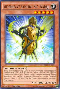 Superheavy Samurai Big Waraji (Starfoil) - Star Pack - Battle Royal (SP17) #SP17-EN009 - Rare YuGiOh Trading Card