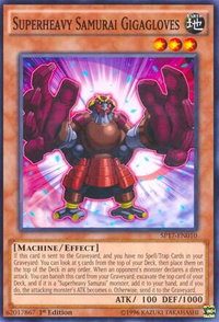 Superheavy Samurai Gigagloves - Star Pack - Battle Royal (SP17) #SP17-EN010 - Common / Short Print YuGiOh Trading Card