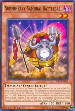 Superheavy Samurai Battleball (Starfoil) trading card from Star Pack - Battle Royal Superheavy Samurai Battleball (Starfoil) - Star Pack - Battle Royal YuGiOh trading card