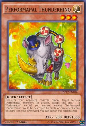 Performapal Thunderhino (Starfoil) - Star Pack - Battle Royal YuGiOh trading card