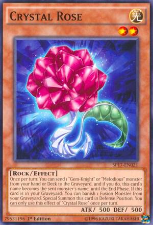Crystal Rose (Starfoil) - Star Pack - Battle Royal YuGiOh trading card