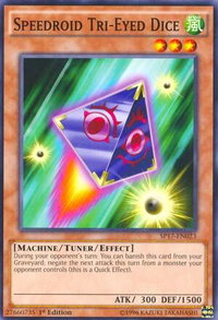 Speedroid Tri-Eyed Dice - Star Pack - Battle Royal (SP17) #SP17-EN023 - Common / Short Print YuGiOh Trading Card